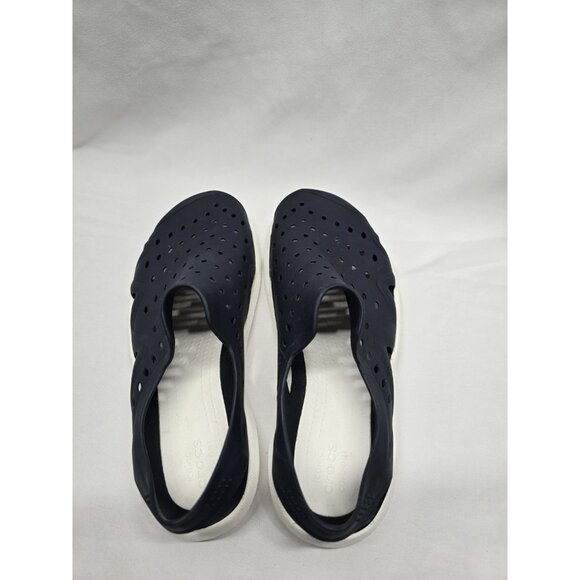 Crocs Swiftwater Wave Slingback Sandals Mens Blue Size 6 Water Shoes Perforated - Picture 4 of 11